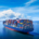 stern view of a cargo ship